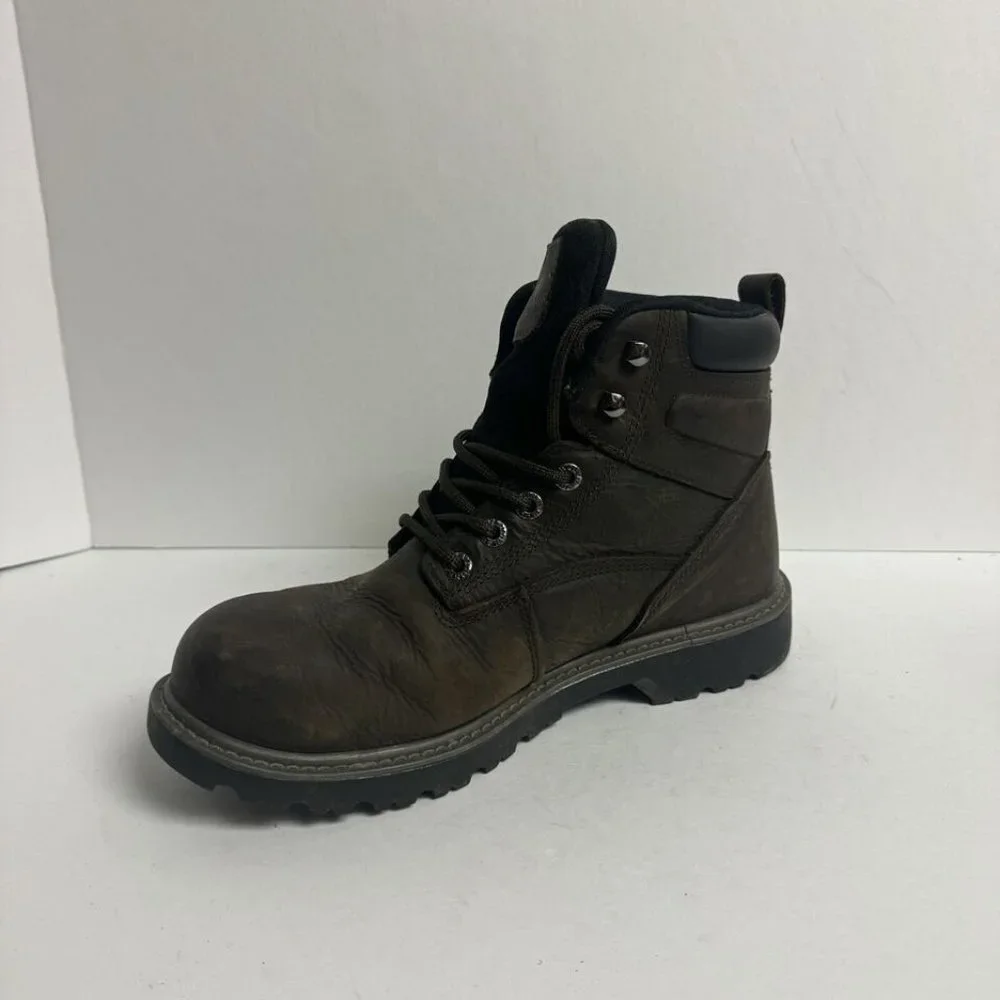 Wolverine Mens FloorHand Waterproof Boot Brown Size 10EW